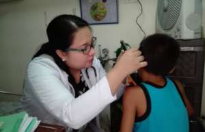Routine ear check-up of children beneficiaries