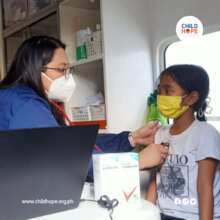 Actual checkup inside the KliniKalye Mobile Clinic