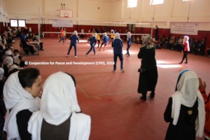 Final volleyball match between Sooria and Rabia