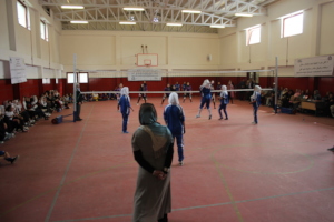 Final volleyball match between teams Sooria-Rabia
