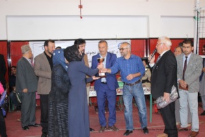 Thanking Ayesha-e-Durani school for being the host