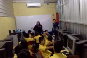 Computer class with Ms. J