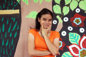 Savun in costume ready for a performance