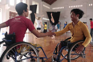 Wheelchair users can dance as well!