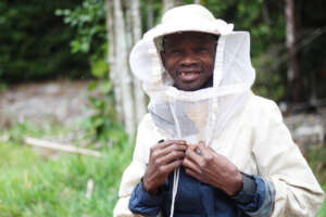 Beekeeper in Southern Madagascar