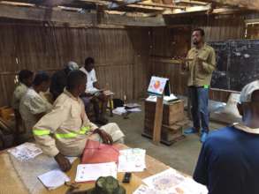 Local Beekeeping Technician delivering training