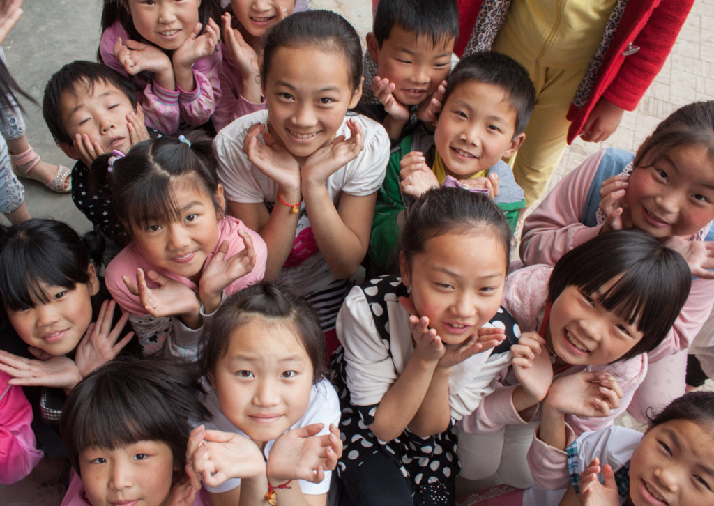 Teaching English to 180 Children in Rural China