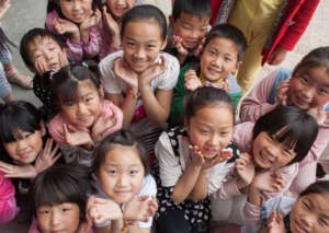 Teaching English to 180 Children in Rural China