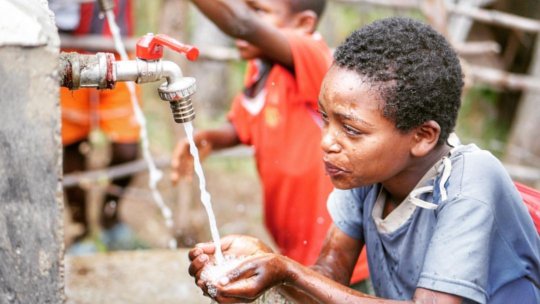 Enjoying clean water!