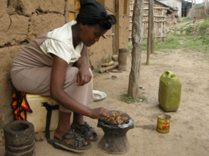 Coffee being prepared in Ethiopia