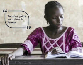 Conakry World Book Capital Reading Girl