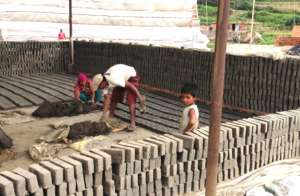 Brick workers