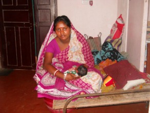Parbati with her second child