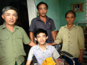 Mr. Nguyen, his wife and their two sons