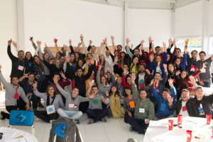 Labbers at the First Meeting of Lab, 2016