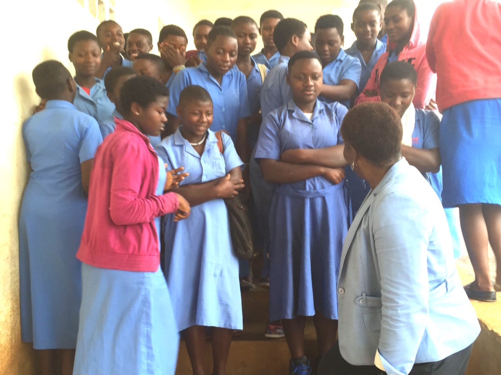 Tutoring 80 Girls in Grade 7 & 8 in Bankondji