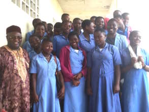 Girls in the General Middle School in Bankondji
