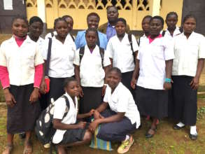 Tutoring 80 Girls in Grade 7 & 8 in Bankondji