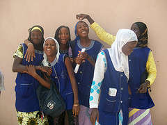 Scholars from WGEP Sisters-to-School Senegal