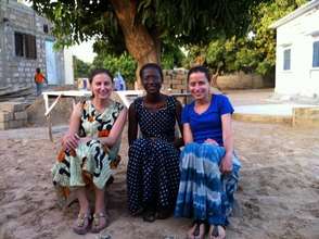 WGEP ED Amy, scholar Safora, and board member Lily