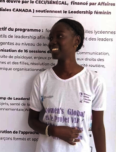 Fatima, 18 years old, based in Sokone, Senegal
