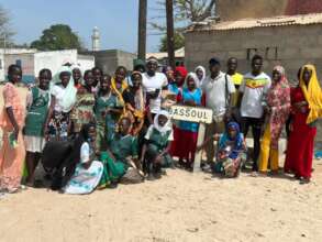 Bassoul scholars at a health education workshop