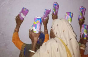 Be Free; Happy period with sanitary napkins