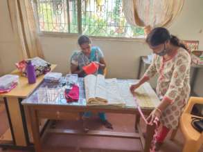 Women trained at our handicrafts Centre