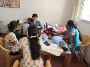 Women trained at our handicrafts Centre