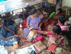 Women group with micro credit program
