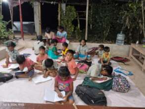 Drawing competition for children of Evening School