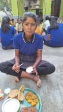 enjoying food