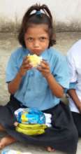 enjoying sweets