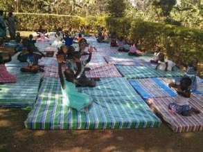 Children now sleep on new matresses