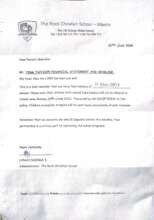 The school demand note