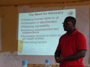 Teachers being trained on inclusion