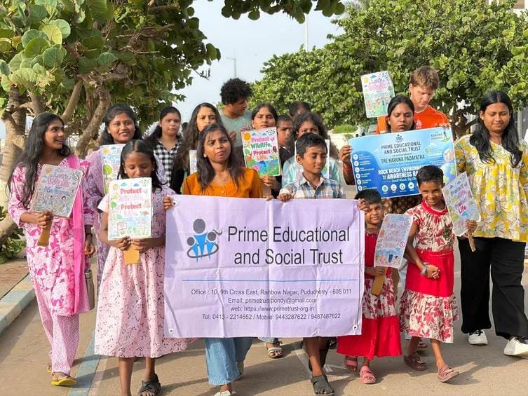 Beach Walk for better tomorrow