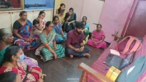 Screening of empowerment videos for Women groups