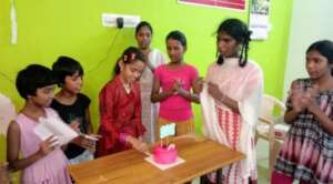 Birth day celebrations at Janani Home
