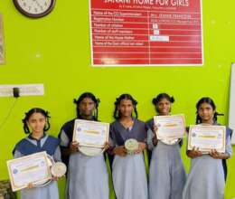 Janani Home Girls-Winners of Sports events