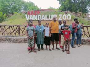 Children's visit to zoological Park