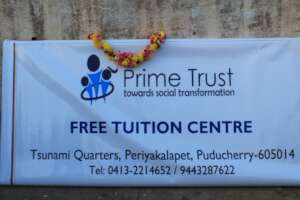 Reopening of Evening School at Muthialpet