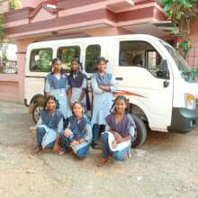 A new school van for the children of Janani Home