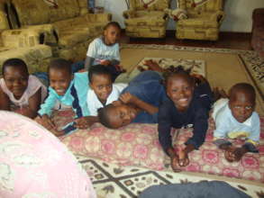 Children relaxing