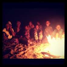 At the campfire
