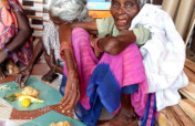 Food to neglected lonely elder women