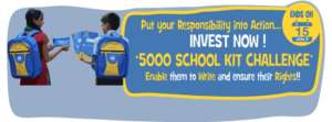 5000 School Kit Challenge for students in India