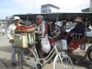 Back to work...on a bicycle