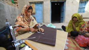 Orphan Girl Learning & Earning