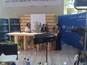 Aida Navarro representing AIDA at COP13.
